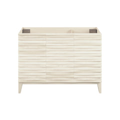 Swiss Madison Cascade 48" Freestanding Bathroom Vanity Cabinet without Top in White Oak - SM-CO8607WO
