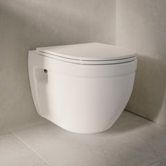 Swiss Madison Ivy Wall-Hung Elongated Toilet Bowl - SM-WT450 - The Home Selection