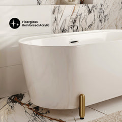 Swiss Madison Monaco 59" Freestanding Bathtub with Stand - SM-FB1002