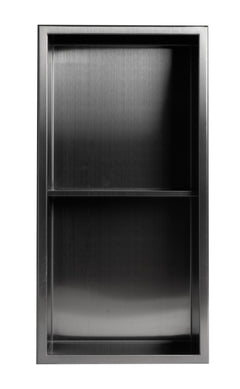 Alfi 12  x 24  Vertical Double Shelf Shower Niche - ABNP1224