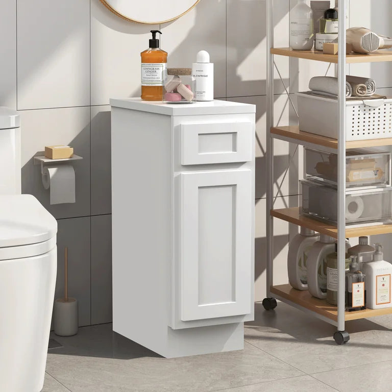 Vanity Art 12 inch Vanity Cabinet VA4012 3 Gray