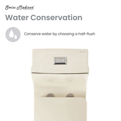 Swiss Madison Concorde One-Piece Square Toilet Dual-Flush 1.1/1.6 gpf - SM-1T106 - The Home Selection