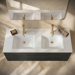 Swiss Madison 60" Vanity Top Bathroom Sink - SM-BVP60 - The Home Selection
