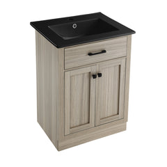 Swiss Madison Burdon 24 in. Bathroom Vanity With Ceramic Sink Top - SM-BV43 - The Home Selection