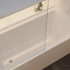 Swiss Madison Voltaire 60" X 32" Left-Hand Drain Alcove Bathtub with Apron - SM-AB595 - The Home Selection