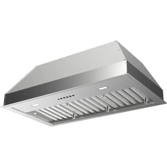 Faber Inca Pro 18 Under Cabinet Insert Range Hood, with 1200 CFM, 4 Speeds, Pro Motor, Delay Shut-Off, Intensive Speed, LED Lights, and ADA Compliance with Wireless Remote - The Home Selection