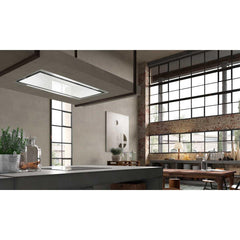 FABER Stratus Ceiling Stainless Steel Island Hood, 600 CFM Blower, App-Enabled, Tunable VAM (600/395/295) - The Home Selection