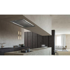 FABER Stratus Ceiling Stainless Steel Island Hood, 600 CFM Blower, App-Enabled, Tunable VAM (600/395/295) - The Home Selection