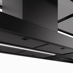 Faber T-Shelf 70" Range Hood, Matte Black, 600 CFM - TSHIS70BK600 - The Home Selection