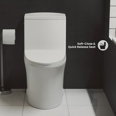 Swiss Madison Monaco Hugo One-Piece Elongated Toilet Touchless Dual-Flush 1.1/1.6 gpf - SM-1T265 - The Home Selection