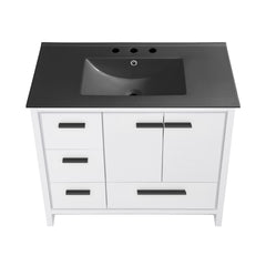 Swiss Madison Virage 36 Freestanding, Bathroom Vanity in Glossy White - Cabinet - SM-BV750W - The Home Selection
