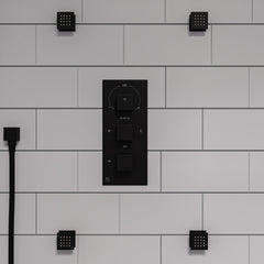 Alfi Square Sliding Rail Hand Shower Set - AB7606