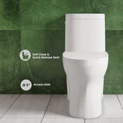 Swiss Madison Monaco One-Piece Elongated Toilet Touchless Dual-Flush 1.1/1.6 gpf - SM-1T263 - The Home Selection