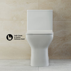 Swiss Madison Carré One-Piece Square Toilet Touchless Dual-Flush 1.1/1.6 gpf - SM-1T264 - The Home Selection