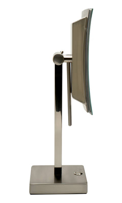 Alfi Tabletop Square 8  5x Magnifying Cosmetic Mirror with Light - ABM8FLED