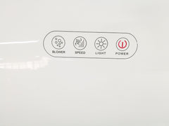 EAGO 66  Round Free Standing Acrylic Air Bubble Bathtub - AM2130