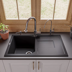 Alfi Sensor Gooseneck Pull Down Kitchen Faucet - Brushed Nickel