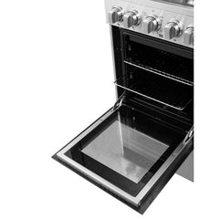 Forno 20" Lamazze Gas Range with 4 Burners and 21,200 BTUs in Stainless Steel - FFSGS6265-20 - The Home Selection