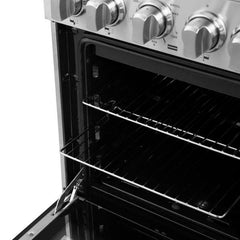 Forno 20" Lamazze Gas Range with 4 Burners and 21,200 BTUs in Stainless Steel - FFSGS6265-20 - The Home Selection