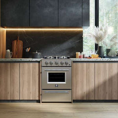 Forno 24" Breno Gas Range with 4 Burners and 38,000 BTUs in Stainless Steel - FFSGS6272-24 - The Home Selection