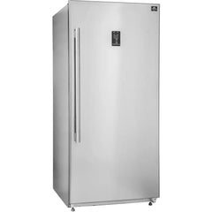 Forno 28" Refrigerator/Freezer Column, 13.8 cu. ft. Capacity, Adjustable Shelves, Electronic Controls, Door Open Alarm, Smudge Resistant Finish - FFFFD1933-28 - The Home Selection