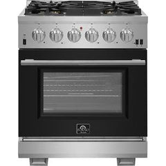 Forno 30" Capriasca Gas Range with 5 Burners, Convection Oven and 100,000 BTUs - FFSGS6260-30 - The Home Selection