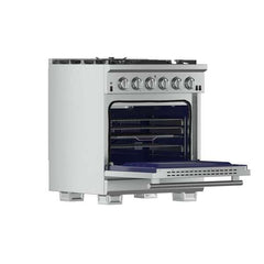 Forno 30" Capriasca Gas Range with 5 Burners, Convection Oven and 100,000 BTUs - FFSGS6260-30 - The Home Selection