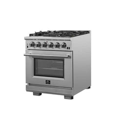 Forno 30" Capriasca Gas Range with 5 Burners, Convection Oven and 100,000 BTUs - FFSGS6260-30 - The Home Selection