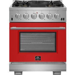 Forno 30" Capriasca Gas Range with 5 Burners, Convection Oven and 100,000 BTUs - FFSGS6260-30 - The Home Selection