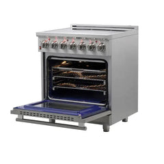 Forno 30" Freestanding Electric Range with 5 Elements, FFSEL6020-30 - The Home Selection