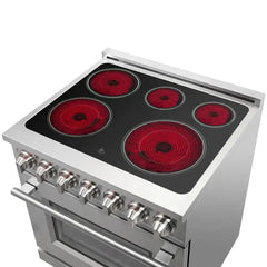 Forno 30" Freestanding Electric Range with 5 Elements, FFSEL6020-30 - The Home Selection