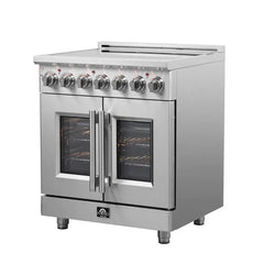 Forno 30" Freestanding French Door Electric Range with 5 Elements, FFSEL6955-30 - The Home Selection