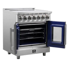 Forno 30" Freestanding French Door Electric Range with 5 Elements, FFSEL6955-30 - The Home Selection