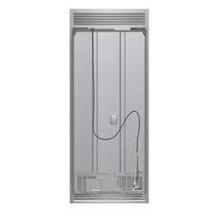 Forno 30-Inch French Door Built-In Refrigerator with 17.5 Cu Ft and Ice Maker in Stainless Steel with 4” Decorative Grill (FFFFD1974-35SG) - The Home Selection