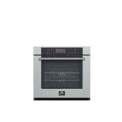 Forno 30" Villarosa Stainless-Steel Built-In Convection Single Wall Oven - FBOEL1358-30 - The Home Selection