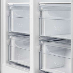 Forno 33" Built-In Refrigerator - Side-by-Side Doors - 15.6 cu.ft in Stainless Steel w Grille - FFRBI1805-37SG - The Home Selection