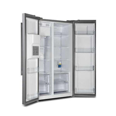 Forno 36" Built-In Side-by-Side 20 cu.ft Refrigerator in Stainless Steel with Water Dispenser and Ice Maker with Grill - FFRBI1844-40SG - The Home Selection