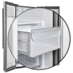 Forno 36" Built-In Side-by-Side 20 cu.ft Refrigerator in Stainless Steel with Water Dispenser and Ice Maker with Grill - FFRBI1844-40SG - The Home Selection