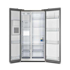 Forno 36" Built-In Side-by-Side 20 cu.ft Refrigerator in Stainless Steel with Water Dispenser and Ice Maker with Grill - FFRBI1844-40SG - The Home Selection