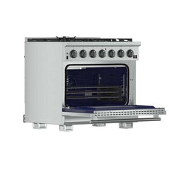 Forno 36" Capriasca Gas Range with 6 Burners, Convection Oven and 120,000 BTUs - FFSGS6260-36 - The Home Selection