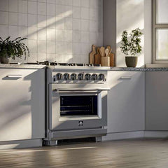 Forno 36" Capriasca Gas Range with 6 Burners, Convection Oven and 120,000 BTUs - FFSGS6260-36 - The Home Selection