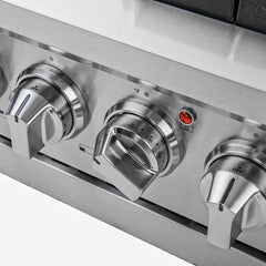 Forno 36" Capriasca Gas Range with 6 Burners, Convection Oven and 120,000 BTUs - FFSGS6260-36 - The Home Selection