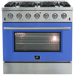 Forno 36" Galiano Gas Range with 6 Burners - FFSGS6244-36 - The Home Selection