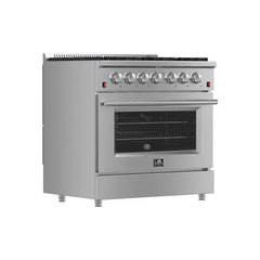 Forno 36" Galiano Gas Range with 6 Burners - FFSGS6244-36 - The Home Selection