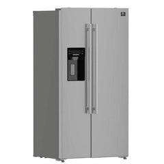 Forno 36 in. Side by Side Refrigerator with Ice Maker, FFRBI1844-36SB - The Home Selection