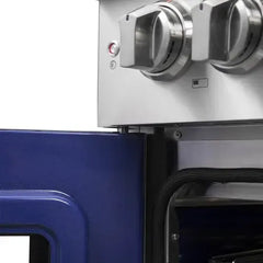 Forno 36-Inch Capriasca Freestanding French Door Dual Fuel Range with 6 Gas Burners, 120,000 BTUs & Electric Oven in Stainless Steel - FFSGS6387-36 - The Home Selection