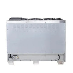 Forno 48-Inch Capriasca Dual Fuel Range with 8 Gas Burners, 160,000 BTUs & French Door Electric Oven in Stainless Steel - FFSGS6387-48 - The Home Selection