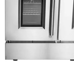 Forno 48-Inch Capriasca Gas Range with 8 Burners, 180,000 BTUs, & French Door Gas Oven in Stainless Steel - FFSGS6460-48 - The Home Selection