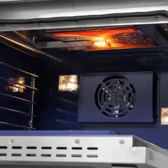 Forno 48-Inch Capriasca Gas Range with 8 Burners, 180,000 BTUs, & French Door Gas Oven in Stainless Steel - FFSGS6460-48 - The Home Selection