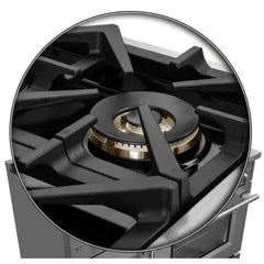 Forno 48-Inch Capriasca Gas Range with 8 Burners, 180,000 BTUs, & French Door Gas Oven in Stainless Steel - FFSGS6460-48 - The Home Selection